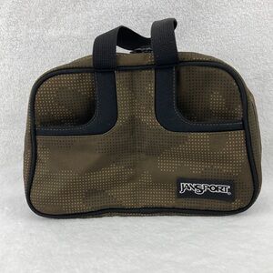 Jansport Green Camo Men’s Travel Toiletry Bag 10” x 8”